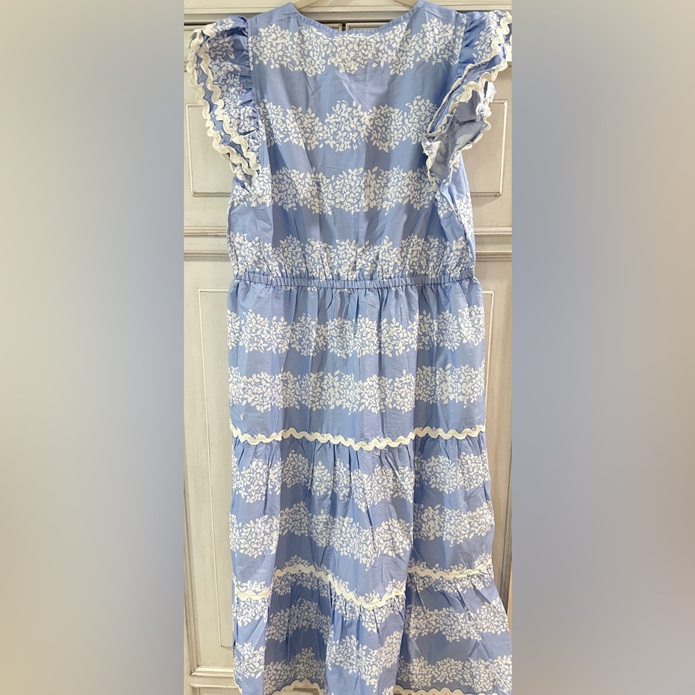Sail to sable blue midi dress SZ L - Picture 6 of 9